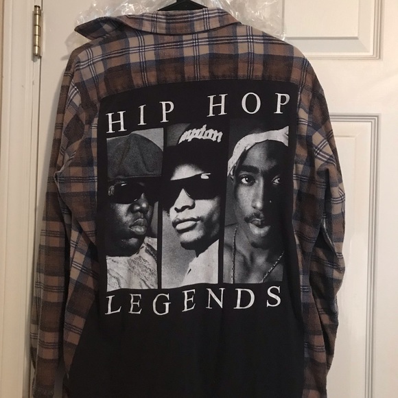 Vintage repurposed flannel - Picture 1 of 2